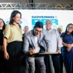 Diego Cabral comemora chegada de máquinas industriais para implantação de laboratório têxtil em Camaragibe Diego Cabral comemora chegada de máquinas industriais para implantação de laboratório têxtil em Camaragibe