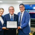 Prefeito Diego Cabral formaliza apoio à reeleição do senador Fernando Dueire Prefeito Diego Cabral formaliza apoio à reeleição do senador Fernando Dueire