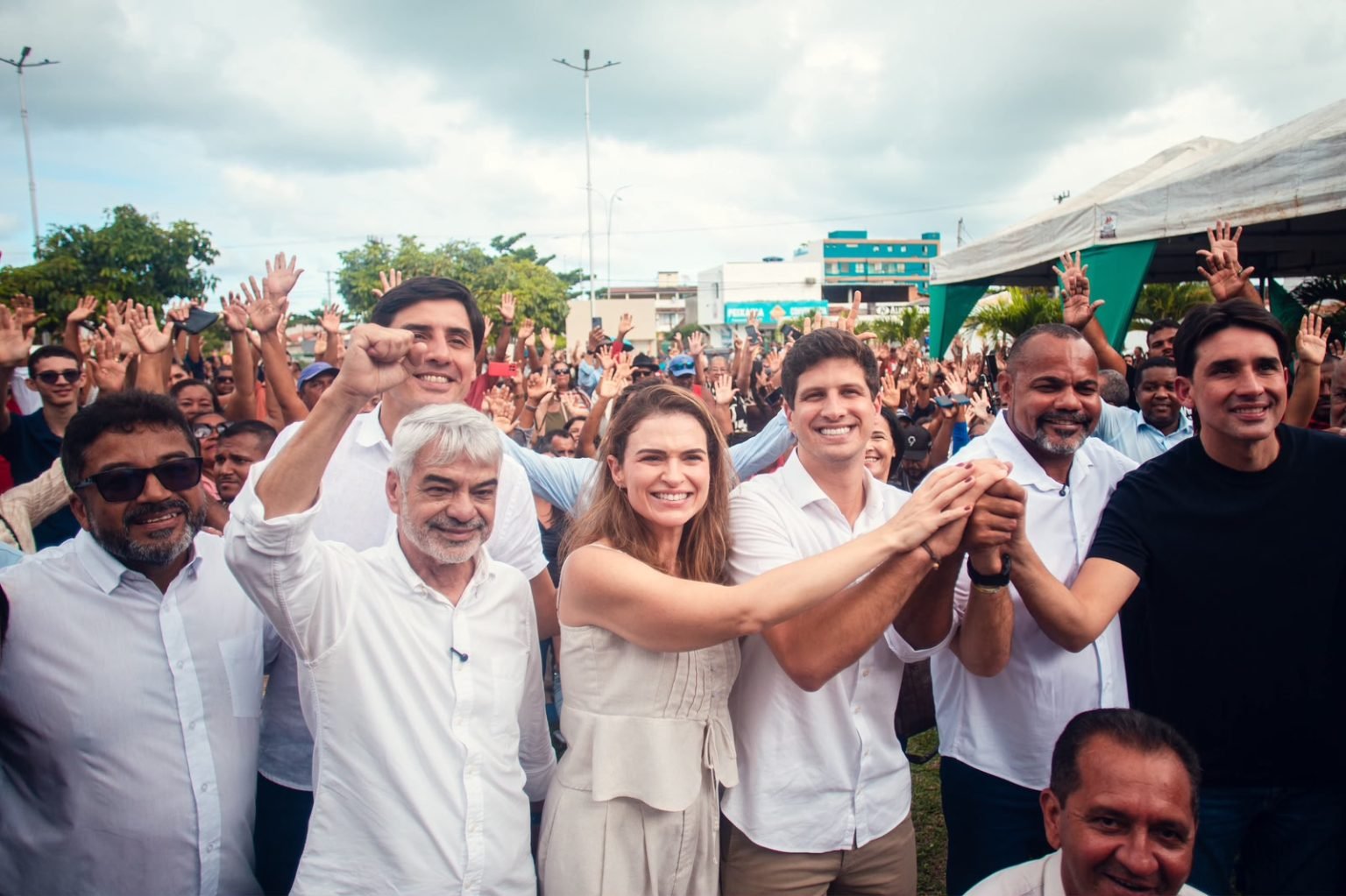 Marília Arraes participa de agendas na Mata Sul ao lado de João Campos e Humberto Costa