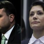 Michelle deixa de seguir Eduardo e Carlos Bolsonaro após crise pública com Flávio