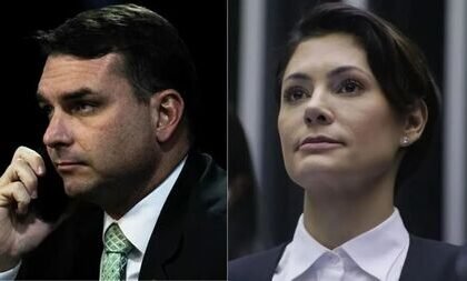 Michelle deixa de seguir Eduardo e Carlos Bolsonaro após crise pública com Flávio Michelle deixa de seguir Eduardo e Carlos Bolsonaro após crise pública com Flávio