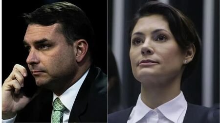 Michelle deixa de seguir Eduardo e Carlos Bolsonaro após crise pública com Flávio