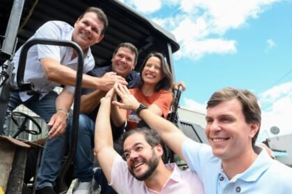 Miguel Coelho acompanha Raquel Lyra e Túlio Gadelha em agenda de obras na Mata Sul Miguel Coelho acompanha Raquel Lyra e Túlio Gadelha em agenda de obras na Mata Sul
