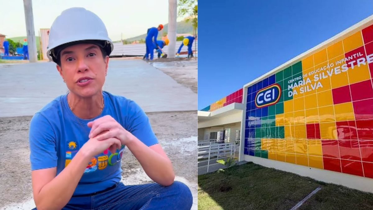 Raquel Lyra diz que entregará 100 creches até o fim do ano e 250 até 2027