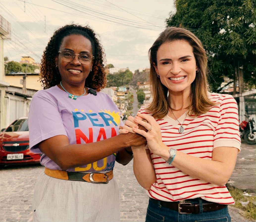 Marília recebe apoio da vice-prefeita de Camaragibe Marília recebe apoio da vice-prefeita de Camaragibe