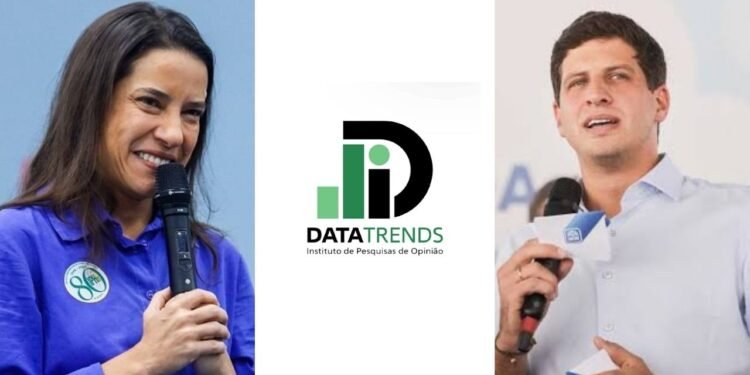Raquel Lyra lidera com 45% e abre 9 pontos percentuais sobre João Campos, segundo DataTrends Raquel Lyra lidera com 45% e abre 9 pontos percentuais sobre João Campos, segundo DataTrends